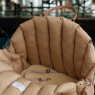 Luxe Pet Car Seat Bag | Sand, Mocha, Midnight & Baby Blue