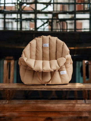 Luxe Pet Car Seat Bag | Sand, Mocha, Midnight & Baby Blue